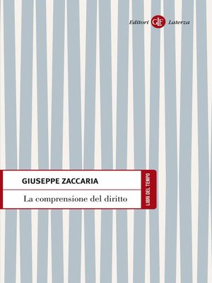 cover image of La comprensione del diritto